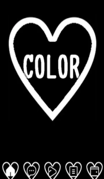 [LINE着せ替え] bw color F55の画像1