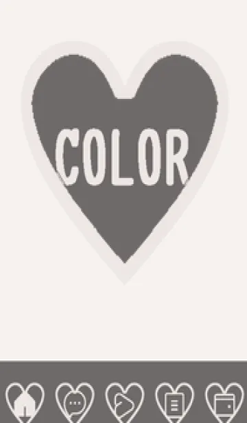 [LINE着せ替え] beige color F51の画像1