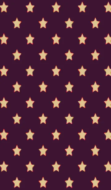 [LINE着せ替え] シンプル カラー スターズ 43の画像1