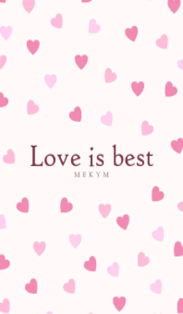 [LINE着せ替え] Love is best PINK-MEKYM 30の画像1