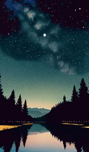 [LINE着せ替え] 穏やかな夜景の着せかえ/618の画像1