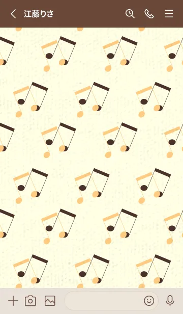 [LINE着せ替え] 2連符柄  ゴールデンコーンの画像2