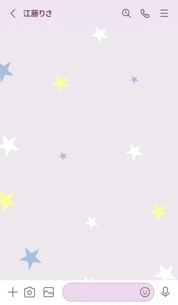 [LINE着せ替え] 星 3色25の画像2