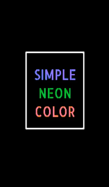 [LINE着せ替え] ネオン カラー アイコン 86の画像1