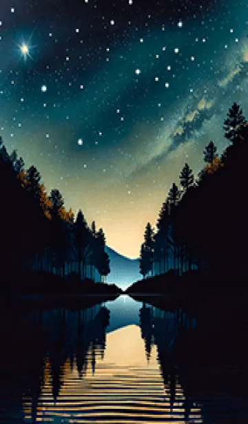 [LINE着せ替え] 穏やかな夜景の着せかえ/621の画像1