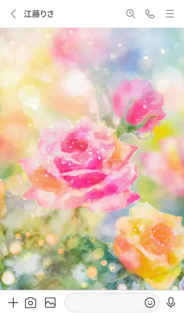 [LINE着せ替え] 薔薇(バラ)の花の着せかえ(R2563)の画像2
