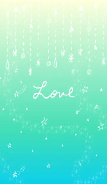 [LINE着せ替え] グラデーション 星 舞う2の画像1