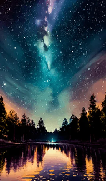 [LINE着せ替え] 穏やかな夜景の着せかえ/626の画像1