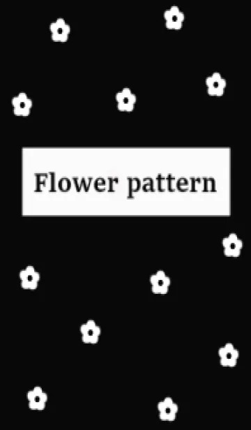 [LINE着せ替え] flower pattern0.2の画像1