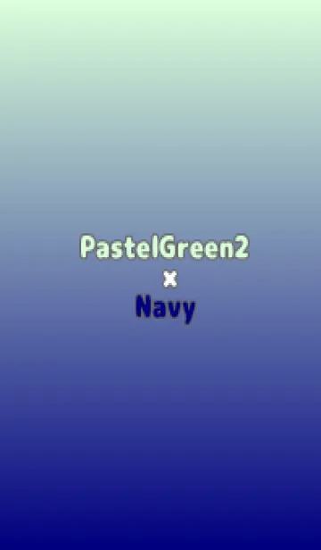 [LINE着せ替え] パステルグリーン2★ネイビー.TKCの画像1