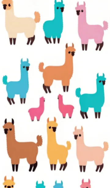 [LINE着せ替え] 新年のアルパカ 7の画像1