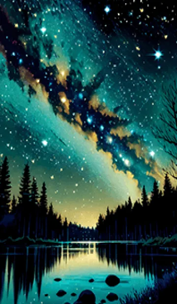 [LINE着せ替え] 穏やかな夜景の着せかえ/631の画像1