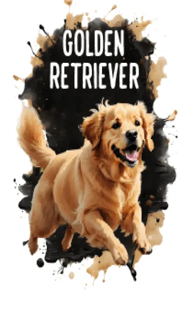 Golden Retriever So Cool Theme 2 (JP)の着せ替えメイン画像