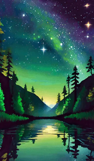 [LINE着せ替え] 穏やかな夜景の着せかえ/632の画像1