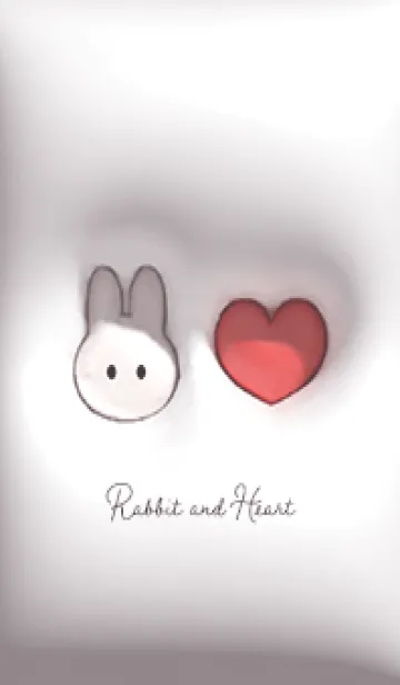 [LINE着せ替え] Greige♡恋してるウサギ02_1の画像1