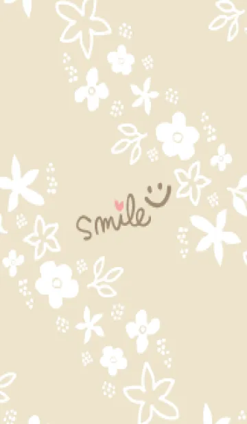 [LINE着せ替え] 白い花々 斜め8の画像1