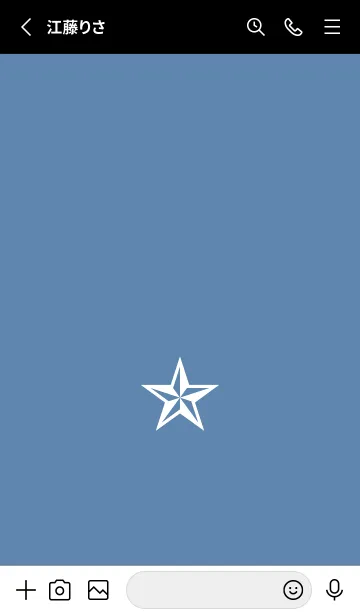 [LINE着せ替え] シンプル ロック スター _112の画像2