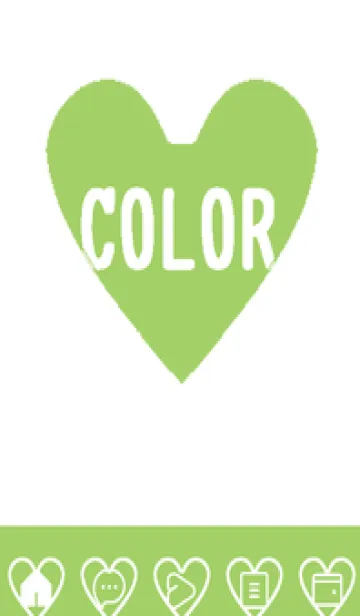 [LINE着せ替え] green color F104の画像1