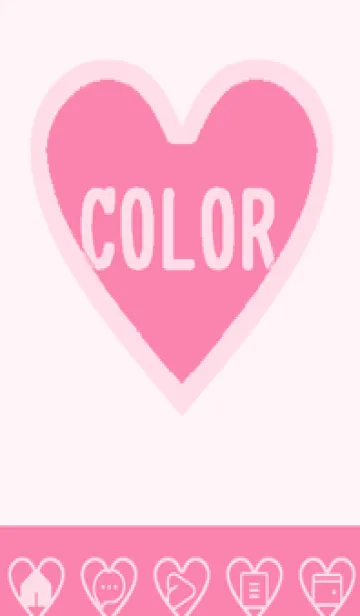 [LINE着せ替え] pink color F51の画像1