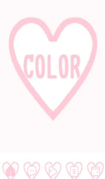 [LINE着せ替え] pink color F54の画像1