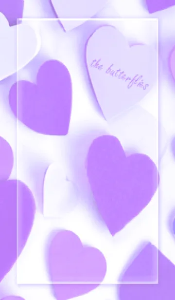 [LINE着せ替え] purple♡胸キュン03_1の画像1