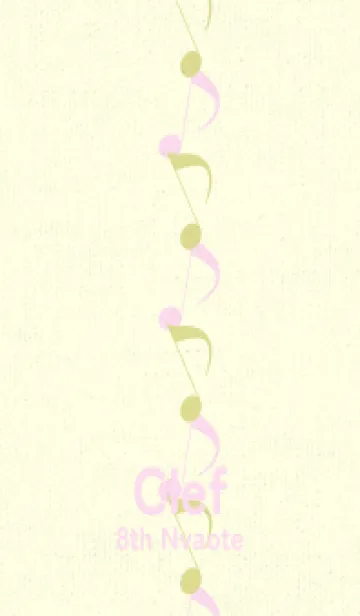 [LINE着せ替え] 八分音符1 メロンイエローの画像1
