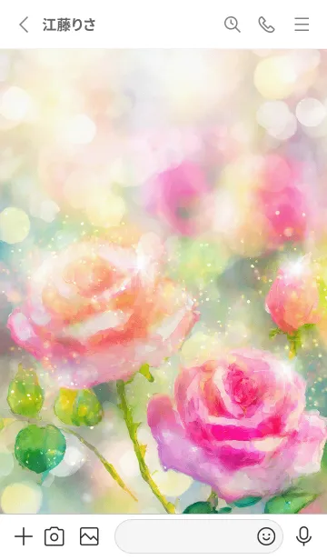 [LINE着せ替え] 薔薇(バラ)の花の着せかえ(R2576)の画像2