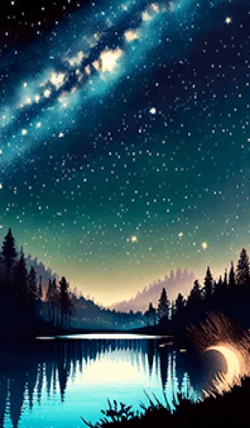 [LINE着せ替え] 穏やかな夜景の着せかえ/637の画像1