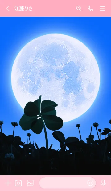 [LINE着せ替え] 7-Leaf Clover & Full Moon #7-10の画像2
