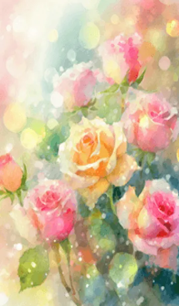 [LINE着せ替え] 薔薇(バラ)の花の着せかえ(R2580)の画像1