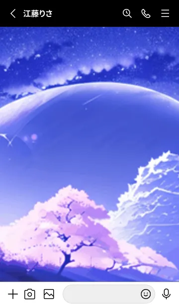 [LINE着せ替え] 冬のサクラ #CJHH315。の画像2