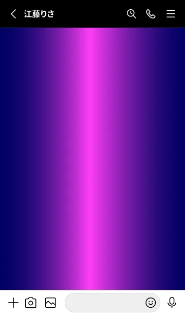 [LINE着せ替え] Simple Gradation -GlossyPurple 21-の画像2