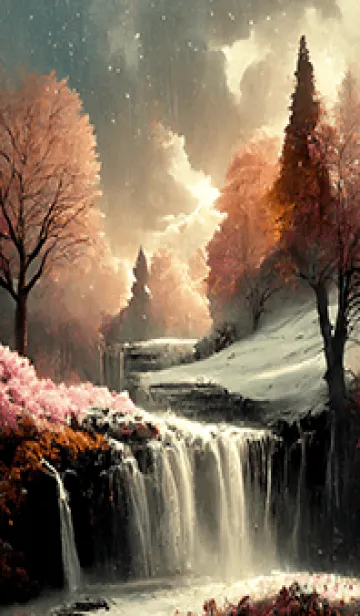 [LINE着せ替え] 優美な冬の風景の着せかえ(Winter-2543)の画像1