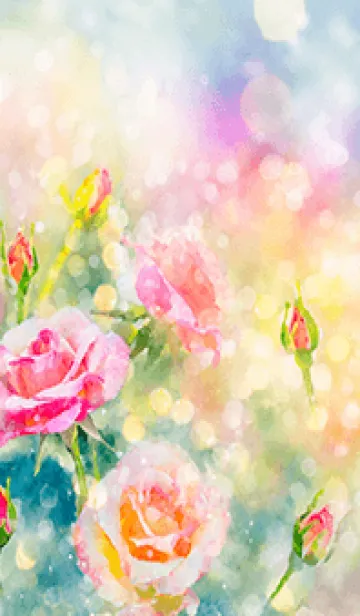 [LINE着せ替え] 薔薇(バラ)の花の着せかえ(R2591)の画像1