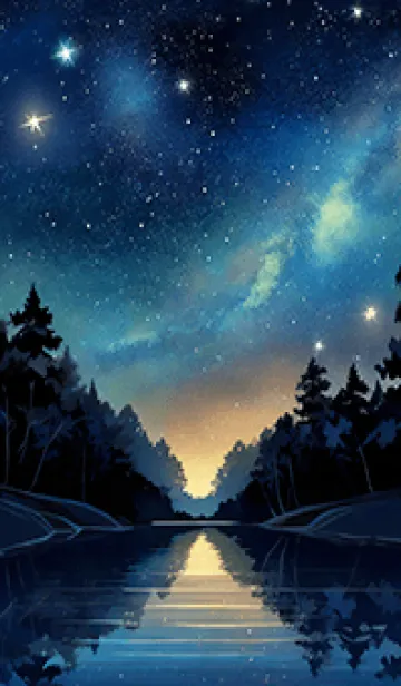 [LINE着せ替え] 穏やかな夜景の着せかえ/650の画像1