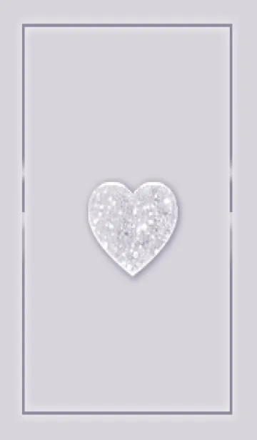 [LINE着せ替え] violet お洒落なラメのハート03_1の画像1