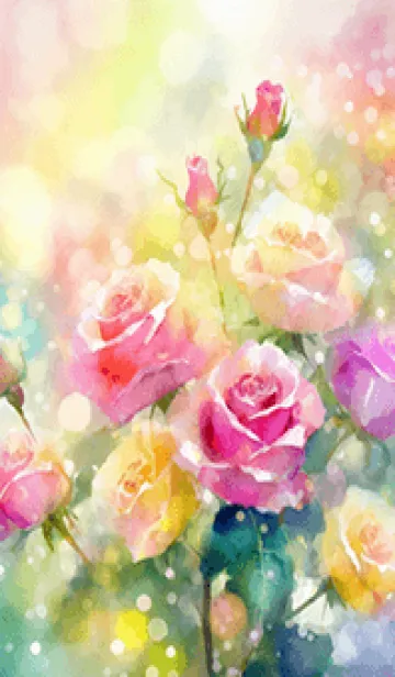 [LINE着せ替え] 薔薇(バラ)の花の着せかえ(R2593)の画像1