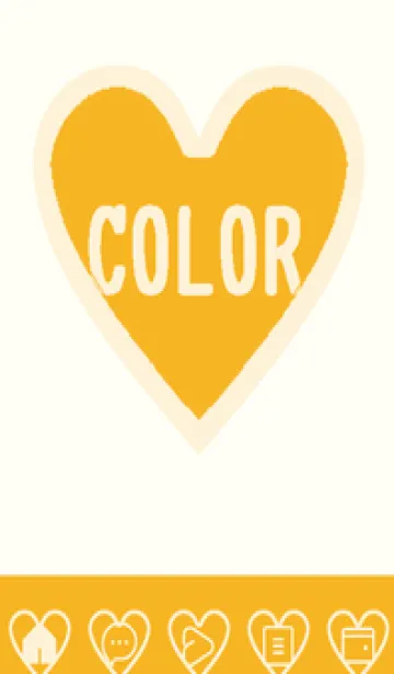 [LINE着せ替え] yellow color F53の画像1