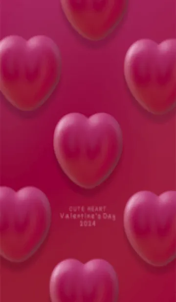 [LINE着せ替え] Cute Heart Valentine's Day 2024 2の画像1