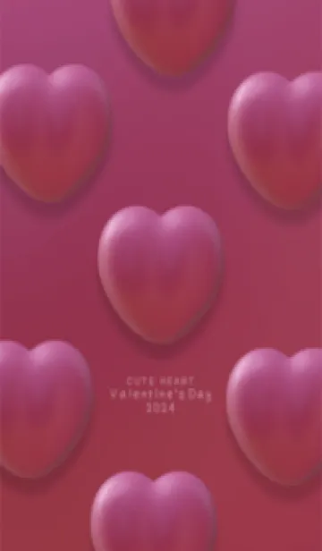 [LINE着せ替え] Cute Heart Valentine's Day 2024 3の画像1