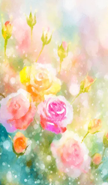 [LINE着せ替え] 薔薇(バラ)の花の着せかえ(R2600)の画像1