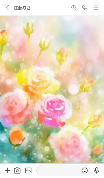 [LINE着せ替え] 薔薇(バラ)の花の着せかえ(R2600)の画像2