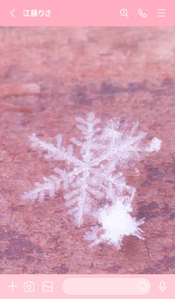 [LINE着せ替え] Real Snow Crystal #1-13の画像2