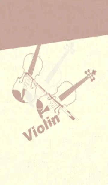 [LINE着せ替え] Violin 3カラー アイボリーの画像1