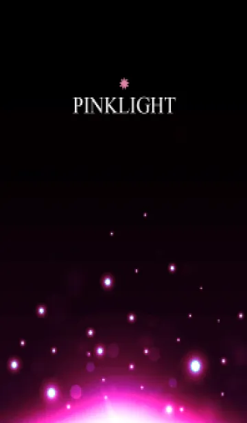 [LINE着せ替え] PINK LIGHT-BLACK-21の画像1