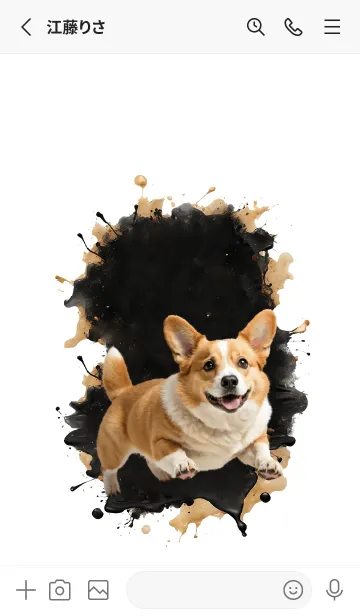 [LINE着せ替え] Welsh corgi So Cool Theme (JP)の画像2