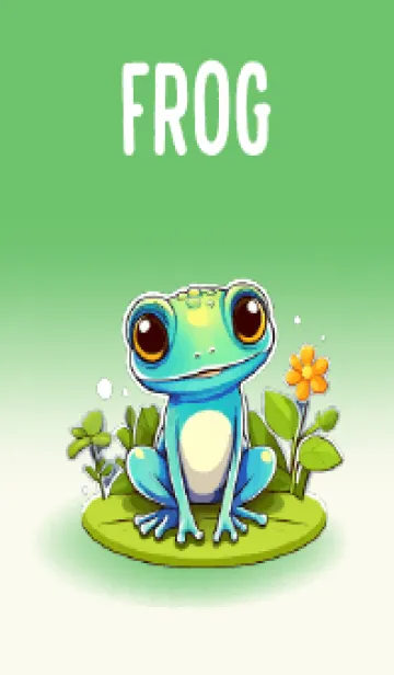 [LINE着せ替え] Happy Love Frog Theme (JP)の画像1