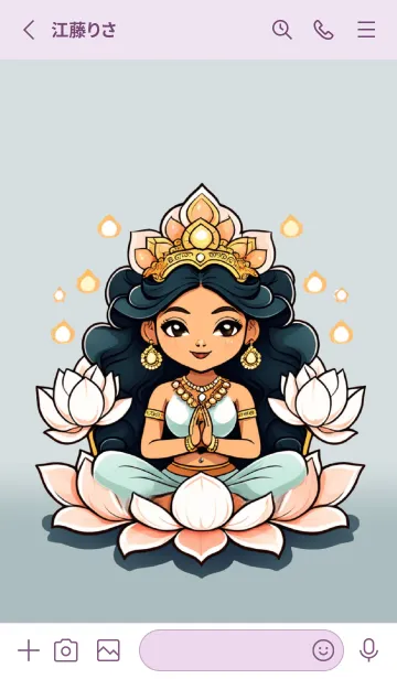 [LINE着せ替え] Lakshmi, work, money, wealth(JP)の画像2