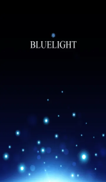 [LINE着せ替え] BLUE LIGHT-BLACK-23の画像1