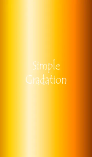 [LINE着せ替え] Simple Gradation -GlossyYellow 10-の画像1